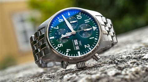 iwc pilot chronograph 41 review|iwc pilot chronograph 41mm green.